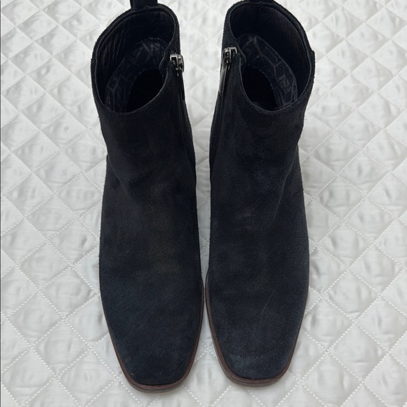 AQUATALIA Black Suede Ankle Boots - Picture 1 of 6